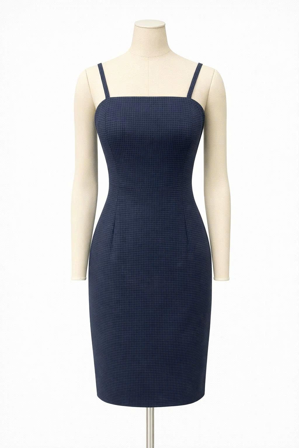 Women’s Elegant Dress & Cropped Blazer Set