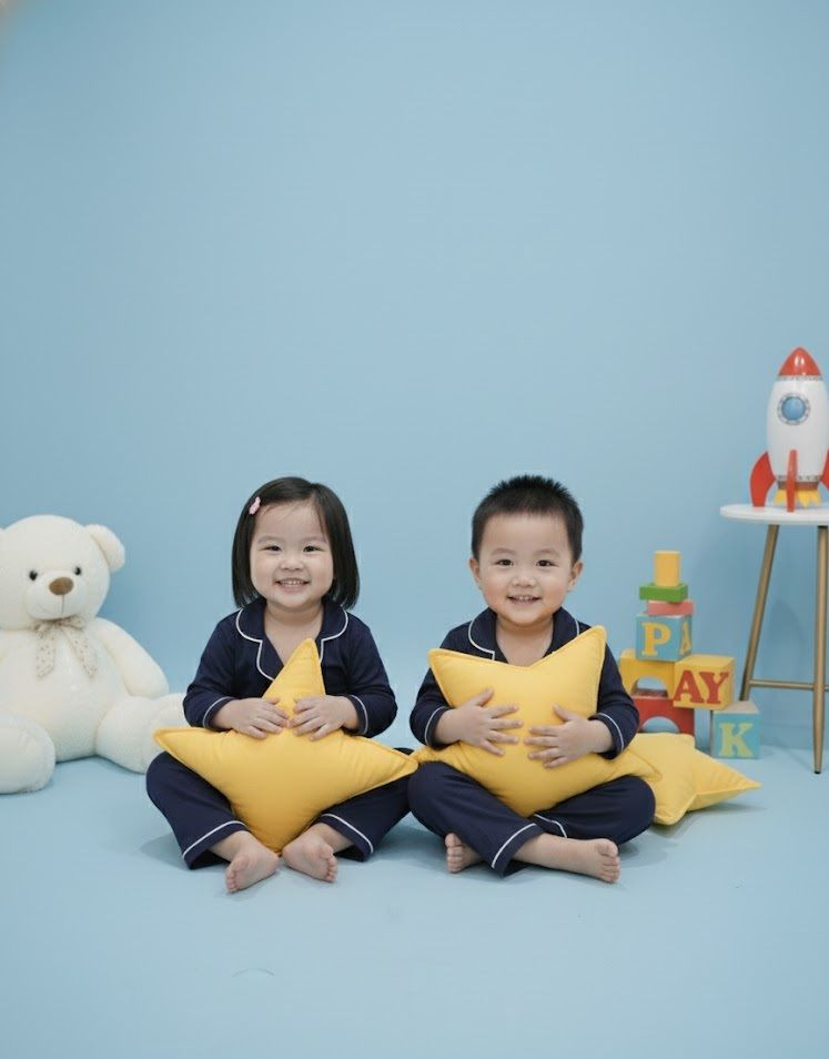 Long-Sleeve Kids Pajama Set