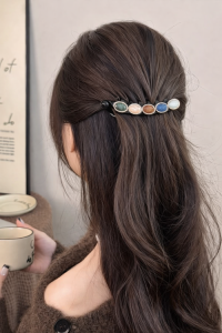 Korean Elegant Rhinestone Hair Clip for Women – Fashion Banana Hair Claw