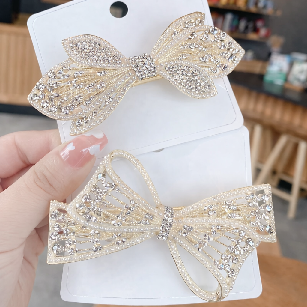 Elegant bow hair barrett