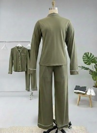 Womens Long-Sleeve Pajama Set