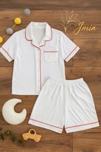 Short-Sleeve Kids Pajama Set