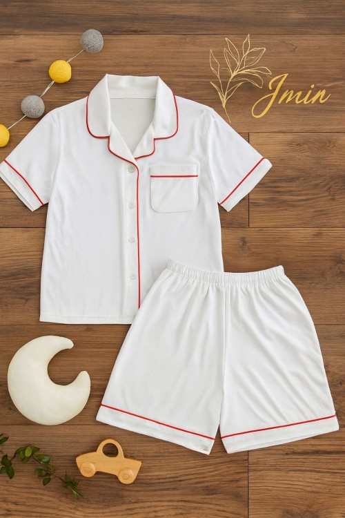 Short-Sleeve Kids Pajama Set