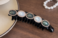 Korean Elegant Rhinestone Hair Clip for Women – Fashion Banana Hair Claw